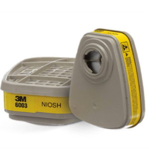 Cartucho para Vapores Orgánicos y Gases Ácidos 3M™ 6003, Amarillo